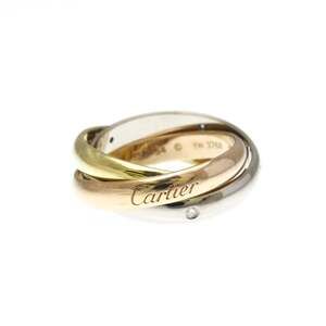 CARTIER Authentic 18k Gold Diamond Trinity Ring